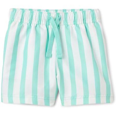 Amazon Essentials Jungen Schnelltrocknende Badeshorts Badehose, Kräftiges Minzgrün Streifen, 8 Jahre Amazon Essentials Jungen Schnelltrocknende Badeshorts Badehose, Kräftiges Minzgrün Streifen, 8 Jahre