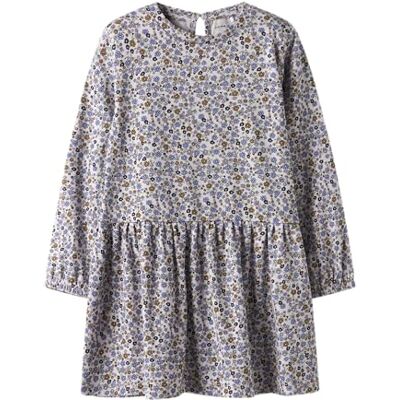 NAME IT Mädchen Nmftuline Ls Dress, Lilac Marble, 104 cm NAME IT Mädchen Nmftuline Ls Dress, Lilac Marble, 104 cm