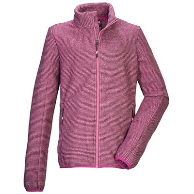 Killtec Mädchen Strickfleecejacke/Fleecejacke mit Stehkragen KOW 215 GRLS KNTFLC JCKT, dunkel himbeere, 128, 43499-000 Killtec Mädchen Strickfleecejacke/Fleecejacke mit Stehkragen KOW 215 GRLS KNTFLC JCKT, dunkel himbeere, 128, 43499-000
