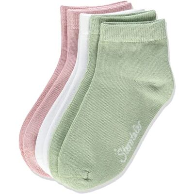 Sterntaler Baby-Mädchen Sneaker 3er-Pack Söckchen, zartrosa, 18, 8512200 Sterntaler Baby-Mädchen Sneaker 3er-Pack Söckchen, zartrosa, 18, 8512200