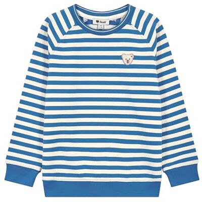 Steiff Sweatshirt EU Größe 122 Blue Yonder, Longsleeve für Kinder, Pullover langärmelig, ideales Basic Shirt, bequem und weich, waschmaschinenfest Steiff Sweatshirt EU Größe 122 Blue Yonder, Longsleeve für Kinder, Pullover langärmelig, ideales Basic Shirt, bequem und weich, waschmaschinenfest
