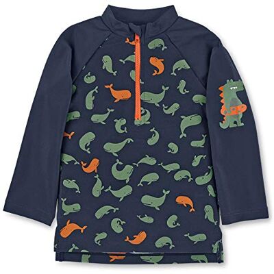 Sterntaler Baby Jungen Langarm-Schwimmshirt Wale Rash Guard Shirt, Marine, 80 EU Sterntaler Baby Jungen Langarm-Schwimmshirt Wale Rash Guard Shirt, Marine, 80 EU