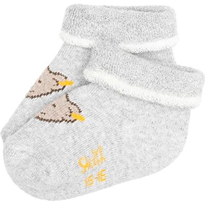 Steiff Unisex Baby korte sokker Socken GOTS, SOFT GREY MELANGE, 18 EU Steiff Unisex Baby korte sokker Socken GOTS, SOFT GREY MELANGE, 18 EU