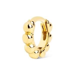 SINGULARU Einzelner Creolen-Ohrring Pebbles XS. Sterlingsilber mit 18 kt Goldbeschichtung. Schmuck für Damen SINGULARU Einzelner Creolen-Ohrring Pebbles XS. Sterlingsilber mit 18 kt Goldbeschichtung. Schmuck für Damen