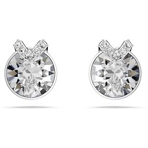 Swarovski Bella Ohrstecker, Rundschliff, Pavé, Weiß, Rhodiniert Swarovski Bella Ohrstecker, Rundschliff, Pavé, Weiß, Rhodiniert