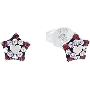 Prinzessin Lillifee Ohrstecker 925 Sterling Silber Mädchen Kinder Ohrschmuck, mit Preciosa, 0,6 cm, Silber, Stern, Kommt in Schmuck Geschenk Box, 2035299 Prinzessin Lillifee Ohrstecker 925 Sterling Silber Mädchen Kinder Ohrschmuck, mit Preciosa, 0,6 cm, Silber, Stern, Kommt in Schmuck Geschenk Box, 2035299