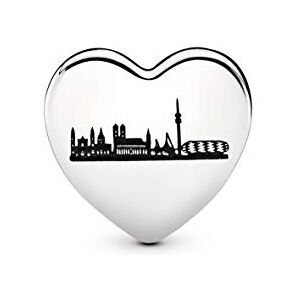 PANDORA Charm "Herz München" silber 792015_E035 PANDORA Charm "Herz München" silber 792015_E035