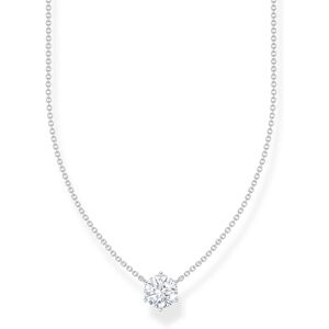 THOMAS SABO Kette mit weißem Zirkonia-Anhänger 925 Sterlingsilber KE2210-051-14 THOMAS SABO Kette mit weißem Zirkonia-Anhänger 925 Sterlingsilber KE2210-051-14