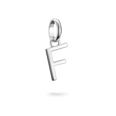 THOMAS SABO Charm-Anhänger Buchstabe F Connect Silber Recyceltes 925 Silber THOMAS SABO Charm-Anhänger Buchstabe F Connect Silber Recyceltes 925 Silber