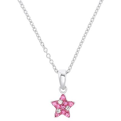 Prinzessin Lillifee 925 Sterling Silber Mädchen Kinder Schmuck, mit Preciosa, Multicolor, Stern, Kommt in Schmuck Geschenk Box Prinzessin Lillifee 925 Sterling Silber Mädchen Kinder Schmuck, mit Preciosa, Multicolor, Stern, Kommt in Schmuck Geschenk Box
