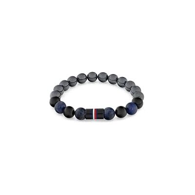 Tommy Hilfiger Jewelry Armband mit Schmuckperlen für Herren mit Sodalith-, Hämatit- und Schwarzem Onyx-Steinen 2790630 Tommy Hilfiger Jewelry Armband mit Schmuckperlen für Herren mit Sodalith-, Hämatit- und Schwarzem Onyx-Steinen 2790630