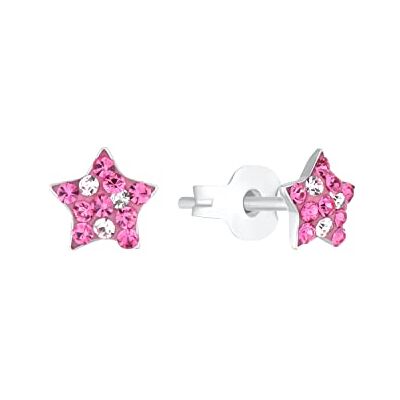 Prinzessin Lillifee 925 Sterling Silber Mädchen Kinder Schmuck, mit Preciosa, Multicolor, Stern, Kommt in Schmuck Geschenk Box Prinzessin Lillifee 925 Sterling Silber Mädchen Kinder Schmuck, mit Preciosa, Multicolor, Stern, Kommt in Schmuck Geschenk Box