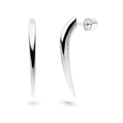 LIEBESKIND BERLIN Spikes Ohrring Ohrstecker aus Edelstahl Silber 3 cm Steckverschluss wasserfest & hautfreundlich LIEBESKIND BERLIN Spikes Ohrring Ohrstecker aus Edelstahl Silber 3 cm Steckverschluss wasserfest & hautfreundlich
