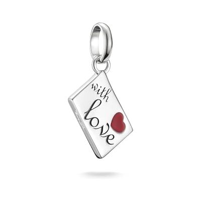 THOMAS SABO Charm-Anhänger Liebesbrief Connect Silber Recyceltes 925 Silber, Geschw., Kaltemail THOMAS SABO Charm-Anhänger Liebesbrief Connect Silber Recyceltes 925 Silber, Geschw., Kaltemail