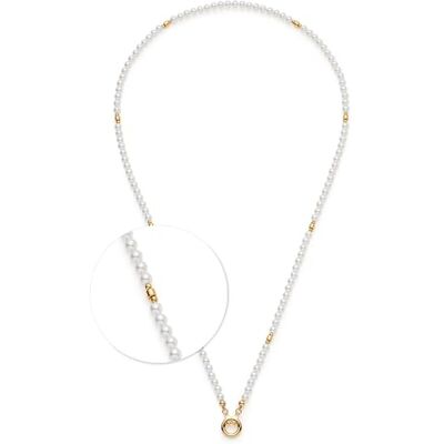 JEWELS BY LEONARDO Halskette Clip & Mix Christa • Hals-Schmuck aus goldfarbenem Edelstahl • weiße Imitationsperlen mit Goldelementen • 70-71,3 cm Länge • Schmuck Geschenk für Frauen • 025567 JEWELS BY LEONARDO Halskette Clip & Mix Christa • Hals-Schmuck aus goldfarbenem Edelstahl • weiße Imitationsperlen mit Goldelementen • 70-71,3 cm Länge • Schmuck Geschenk für Frauen • 025567