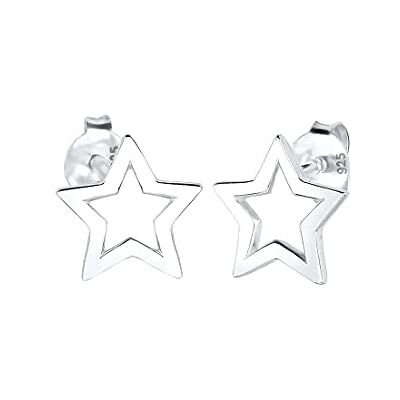 Elli Ohrringe Damen Stern Cut-Out Astro Look Basic Trend in 925 Sterling Silber Elli Ohrringe Damen Stern Cut-Out Astro Look Basic Trend in 925 Sterling Silber