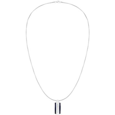 Tommy Hilfiger Jewelry Halskette mit Anhänger für Herren aus Edelstahl mit einer Gravierten Plakette 2790599 Tommy Hilfiger Jewelry Halskette mit Anhänger für Herren aus Edelstahl mit einer Gravierten Plakette 2790599