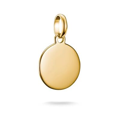 THOMAS SABO Charm-Anhänger Coin Connect vergoldet 18k Vergoldung, Recyceltes 925 Silber THOMAS SABO Charm-Anhänger Coin Connect vergoldet 18k Vergoldung, Recyceltes 925 Silber