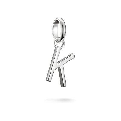 THOMAS SABO Charm-Anhänger Buchstabe K Connect Silber Recyceltes 925 Silber THOMAS SABO Charm-Anhänger Buchstabe K Connect Silber Recyceltes 925 Silber