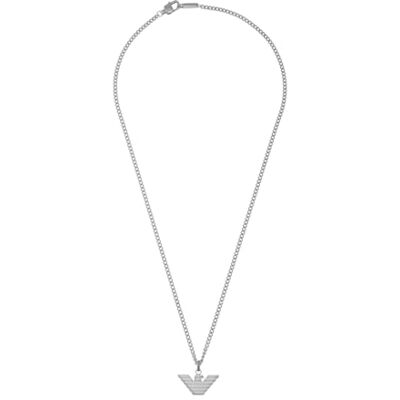 Giorgio Armani mens Necklace, Edelstahl, Silver, Length: 525mm, Width: 24mm Giorgio Armani mens Necklace, Edelstahl, Silver, Length: 525mm, Width: 24mm