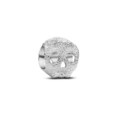 PANDORA Strukturierter Totenkopf Mini-Charm 794040C00 Charm Anhänger PANDORA Strukturierter Totenkopf Mini-Charm 794040C00 Charm Anhänger