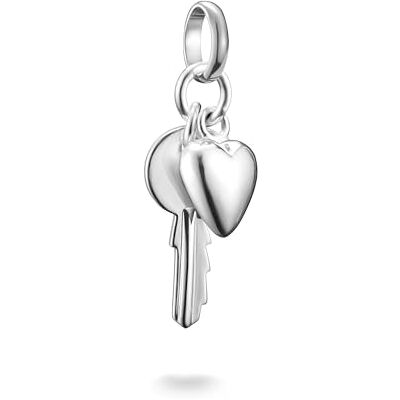 THOMAS SABO Charm-Anhänger Schlüssel mit Herz Connect Silber Recyceltes 925 Silber THOMAS SABO Charm-Anhänger Schlüssel mit Herz Connect Silber Recyceltes 925 Silber