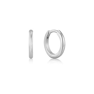 ANIA HAIE Damen Creolen EDIT EAR Ohrringe aus 925 Sterling Silber, Größe: 12 mm, inkl. Geschenkverpackung ANIA HAIE Damen Creolen EDIT EAR Ohrringe aus 925 Sterling Silber, Größe: 12 mm, inkl. Geschenkverpackung