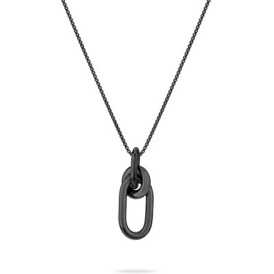 LIEBESKIND Berlin Damen Halskette LJ-1787-N-45 aus Edelstahl in IP Schwarz LIEBESKIND Berlin Damen Halskette LJ-1787-N-45 aus Edelstahl in IP Schwarz