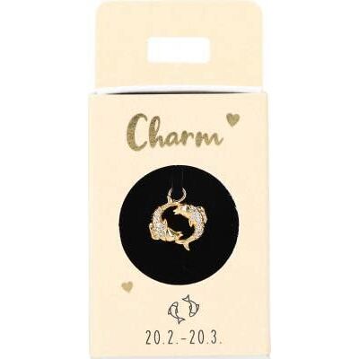 Depesche 11834-023 Charm Fische, vergoldeter Anhänger für Halsketten, Armband und Ohrringe, ideal als kleines Geschenk Depesche 11834-023 Charm Fische, vergoldeter Anhänger für Halsketten, Armband und Ohrringe, ideal als kleines Geschenk