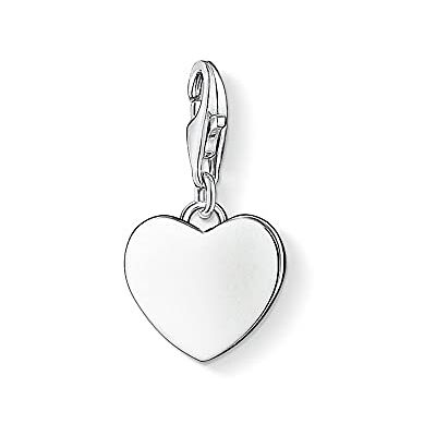 THOMAS SABO Charm-Anhänger Herz 925 Sterlingsilber THOMAS SABO Charm-Anhänger Herz 925 Sterlingsilber