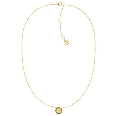 Tommy Hilfiger Jewelry Halskette mit Anhänger für Damen aus Edelstahl mit Kristallen Erhältlich aus Gold oder Silber Tommy Hilfiger Jewelry Halskette mit Anhänger für Damen aus Edelstahl mit Kristallen Erhältlich aus Gold oder Silber