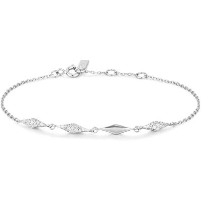 ANIA HAIE Damen Armband DUSK DIVAS Multi Sparkle aus 925 Sterling Silber, besetzt mit 52 Zirkonia, Länge: 16,5 cm + 2 cm Verlängerung, inkl. Geschenkverpackung ANIA HAIE Damen Armband DUSK DIVAS Multi Sparkle aus 925 Sterling Silber, besetzt mit 52 Zirkonia, Länge: 16,5 cm + 2 cm Verlängerung, inkl. Geschenkverpackung