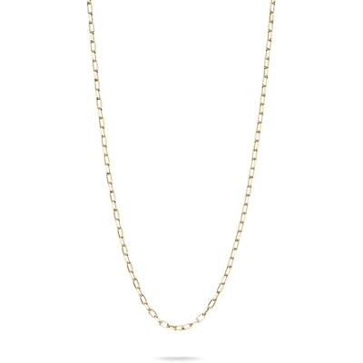 THOMAS SABO Charm-Kette Paperclip vergoldet Recyceltes 925 Silber, 18k Vergoldung THOMAS SABO Charm-Kette Paperclip vergoldet Recyceltes 925 Silber, 18k Vergoldung