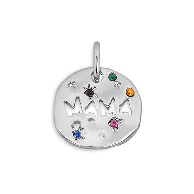 SINGULARU Mama Charm. Messing mit Rhodium-Beschichtung und Zirkonia. Schmuck für Damen SINGULARU Mama Charm. Messing mit Rhodium-Beschichtung und Zirkonia. Schmuck für Damen