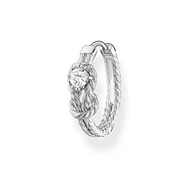 THOMAS SABO Einzel Creole Seil mit Knoten silber 925 Sterlingsilber THOMAS SABO Einzel Creole Seil mit Knoten silber 925 Sterlingsilber