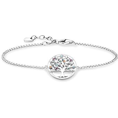 THOMAS SABO Damen Armband Tree Of Love 925er Sterling Silber A1868-477-7-L19V THOMAS SABO Damen Armband Tree Of Love 925er Sterling Silber A1868-477-7-L19V