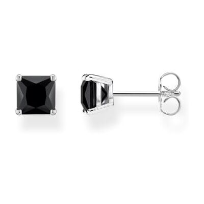 THOMAS SABO Ohrstecker schwarzer Stein Recyceltes 925 Silber H2174-024-11 THOMAS SABO Ohrstecker schwarzer Stein Recyceltes 925 Silber H2174-024-11