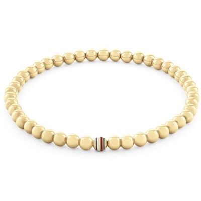 Tommy Hilfiger Jewelry Armband mit Schmuckperlen für Damen Kollektion aus Edelstahl, Gelbgold und Nelkengold Tommy Hilfiger Jewelry Armband mit Schmuckperlen für Damen Kollektion aus Edelstahl, Gelbgold und Nelkengold