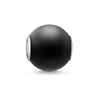 THOMAS SABO Bead Obsidian mattiert 925er Sterlingsilber THOMAS SABO Bead Obsidian mattiert 925er Sterlingsilber