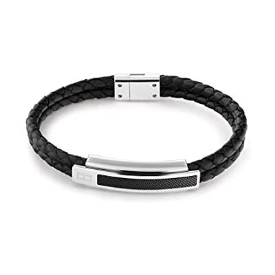 Tommy Hilfiger Jewelry Armband für Herren aus Leder Schwarze Farbe 2790357 Tommy Hilfiger Jewelry Armband für Herren aus Leder Schwarze Farbe 2790357