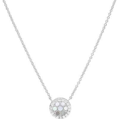 Fossil JFS00520040 Damen Collier Glitz Extension 925 Silber weiß Zirkonia 45 cm Fossil JFS00520040 Damen Collier Glitz Extension 925 Silber weiß Zirkonia 45 cm