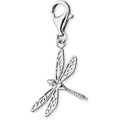Engelsrufer Damen Charm Anhänger Libelle Dragonfly silber aus Sterling Silber Karabinerverschluss nickelfrei Engelsrufer Damen Charm Anhänger Libelle Dragonfly silber aus Sterling Silber Karabinerverschluss nickelfrei