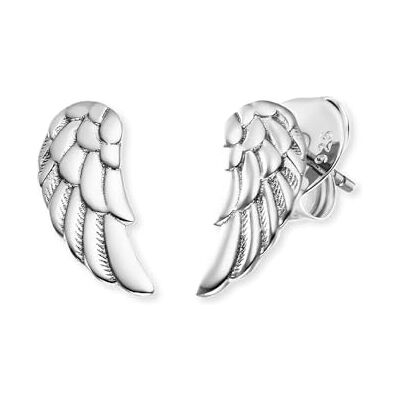 Engelsrufer Damen Ohrstecker Engelsflügel aus Sterling Silber in Silber mit Steckverschluss, nickelfrei, Größe: 7mm, ERE-FLYWING-ST Engelsrufer Damen Ohrstecker Engelsflügel aus Sterling Silber in Silber mit Steckverschluss, nickelfrei, Größe: 7mm, ERE-FLYWING-ST