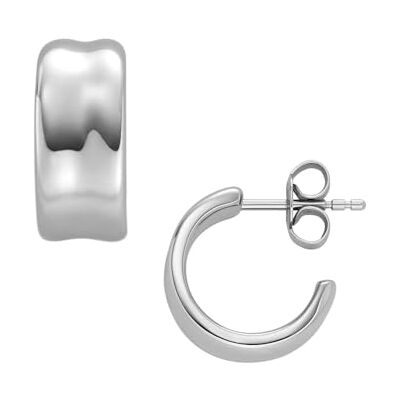 Skagen Women's Stainless Steel Push Back Earrings Mattes Silber,6.6Lx6.6Wx2.5Hcm Skagen Women's Stainless Steel Push Back Earrings Mattes Silber,6.6Lx6.6Wx2.5Hcm