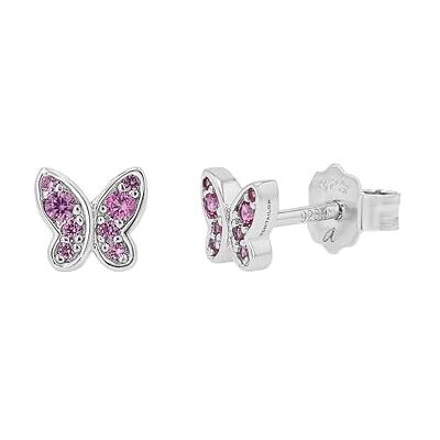TOM TAILOR Ohrstecker für Mädchen, Sterling Silber 925, mit Zirkonia, 5 mm, silber, Schmetterling, Geschenkidee, Ohrschmuck, Kinderschmuck, 2100597 TOM TAILOR Ohrstecker für Mädchen, Sterling Silber 925, mit Zirkonia, 5 mm, silber, Schmetterling, Geschenkidee, Ohrschmuck, Kinderschmuck, 2100597