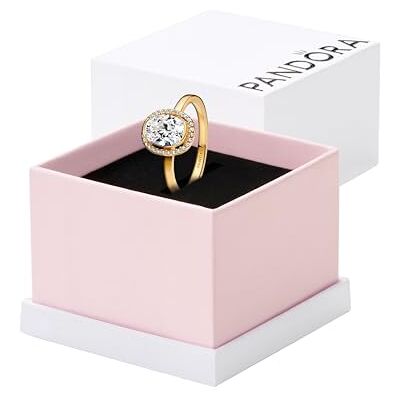 PANDORA Ovaler Funkelnder Strahlenkranz Ring 163802C01 Damenring PANDORA Ovaler Funkelnder Strahlenkranz Ring 163802C01 Damenring