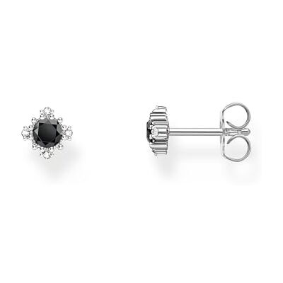 THOMAS SABO Ohrstecker Vintage mit schwarzem Stein 925 Sterling Silber H2311-643-11 THOMAS SABO Ohrstecker Vintage mit schwarzem Stein 925 Sterling Silber H2311-643-11