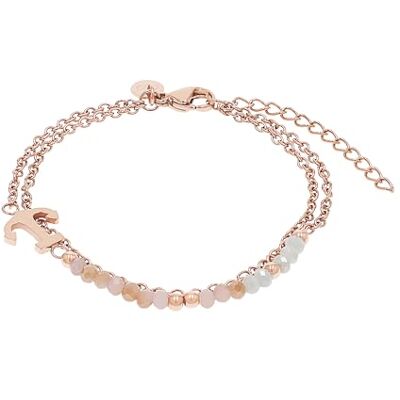 TOM TAILOR Armband für Damen, Edelstahl, mit Glas, 16+4 cm, Anker, rosefarben, Geschenkidee, Armschmuck, Damenschmuck, 2100675 TOM TAILOR Armband für Damen, Edelstahl, mit Glas, 16+4 cm, Anker, rosefarben, Geschenkidee, Armschmuck, Damenschmuck, 2100675