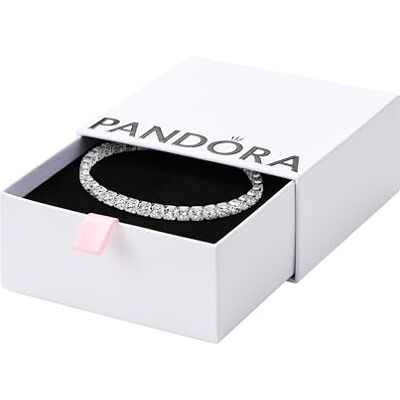 PANDORA Sterling silver Man-made crystal Blue 591469C02 Damenarmband PANDORA Sterling silver Man-made crystal Blue 591469C02 Damenarmband