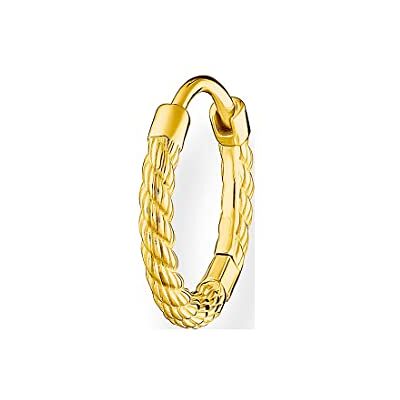 THOMAS SABO Einzel Creole Seil gold vergoldetes Silber CR694-413-39 THOMAS SABO Einzel Creole Seil gold vergoldetes Silber CR694-413-39